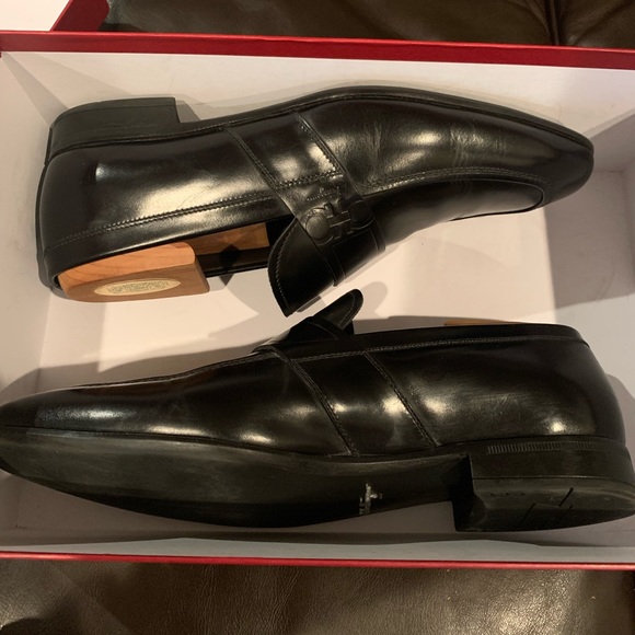 SALVATORE FERRAGAMO Calfskin Loafers *Sold* - Picture 3 of 8